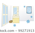 Old and cold washroom 99271913