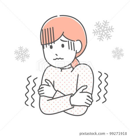 Cold and shivering female 99271918