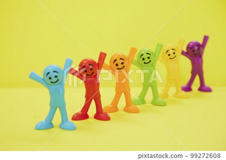 happy colorful doll 99272608