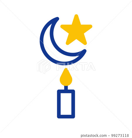 ramadan icon set duotone blue yellow style illustration vector element and symbol perfect. ramadan icon set duotone blue yellow style illustration vector element and symbol perfect. 99273118