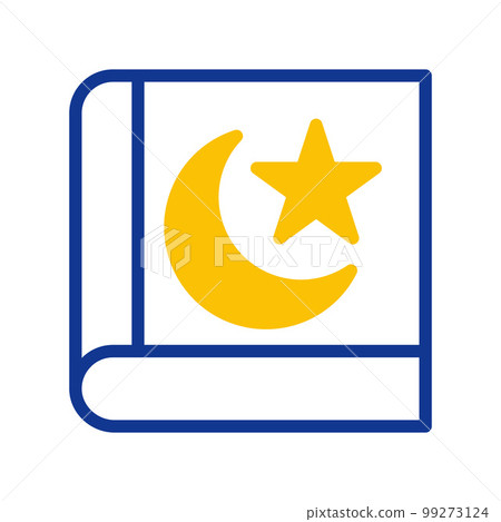 ramadan icon set duotone blue yellow style illustration vector element and symbol perfect. ramadan icon set duotone blue yellow style illustration vector element and symbol perfect. 99273124
