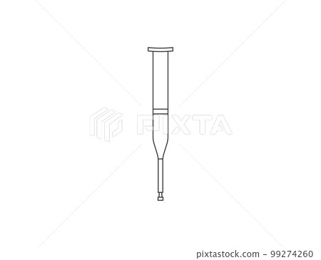 Health crutches icon. Vector illustration. 99274260