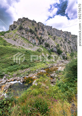 Cares River, Picos de Europa National Park, Spain Cares River, Picos de Europa National Park, Spain 99276670