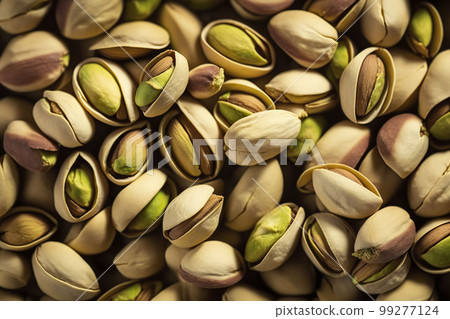 Background from pistachios. Generative AI. Background from pistachios. Generative AI. 99277124