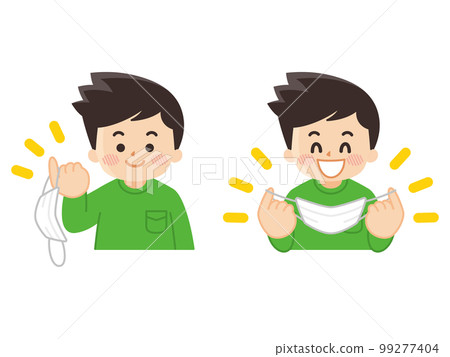 笑著摘下面具的少年 99277404