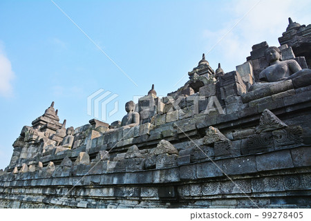 Borobudur, a World Heritage Site in Java, Indonesia 99278405