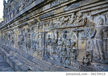 Borobudur, a World Heritage Site in Java, Indonesia Borobudur, a World Heritage Site in Java, Indonesia 99278418