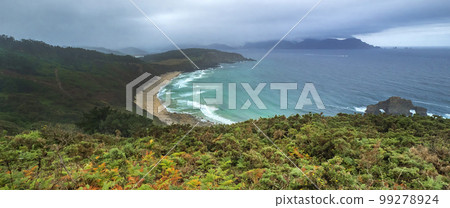 Seascape from Pena Furada Viewpoint, Ortigueira, Spain 99278924