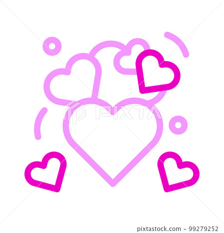 valentine icon set multicolor pink style illustration vector element and symbol perfect. valentine icon set multicolor pink style illustration vector element and symbol perfect. 99279252