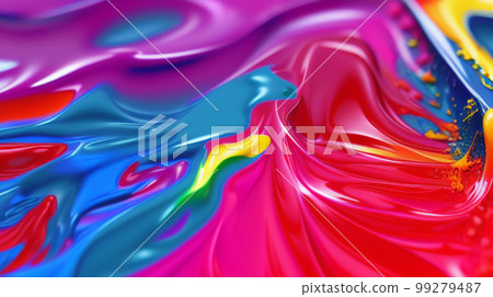 liquid paint ink drop liquid liquid paint ink drop liquid 99279487