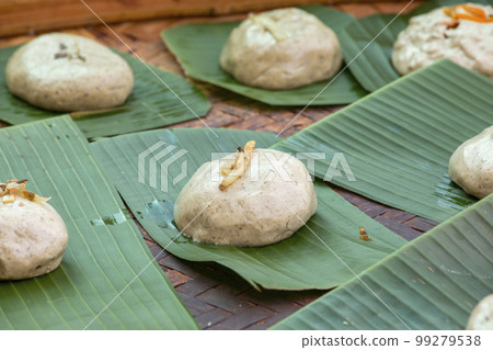 Tomb-sweeping Festival, worship, offerings, Caozai Kueh, bamboo skin, お土肝り, お菊り, お祭え物, grass cake, bamboo skin, bamboo 99279538