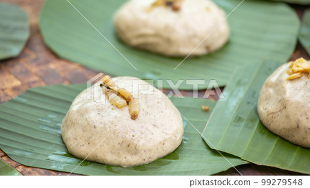 清明節，祭拜，供品，草仔粿，竹皮子，お墓参り、お参り、お供え物、草餅、竹皮、 bamboo 99279548