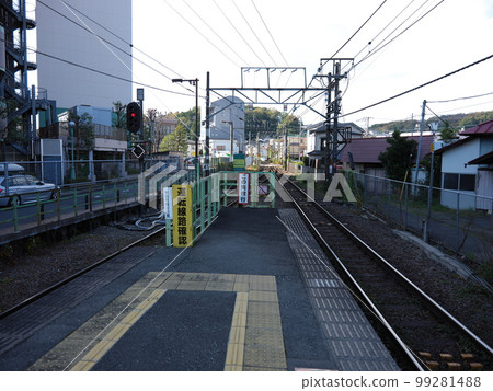 Scenery of Higashiome Station Scenery of Higashiome Station 99281488