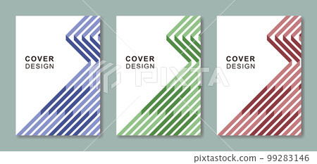 Cover design with zig zag line abstract background 99283146