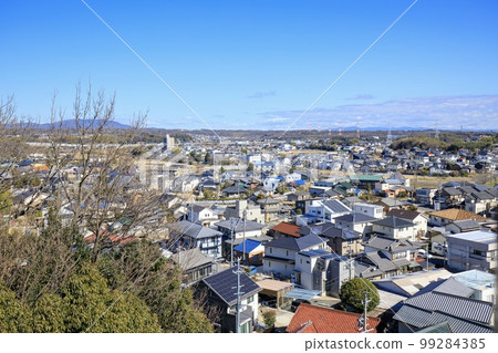 Nisshin City View from Iwasaki Castle Tower (towards Toyota City) 99284385