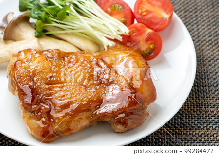 Teriyaki chicken steak. Teriyaki chicken steak. 99284472
