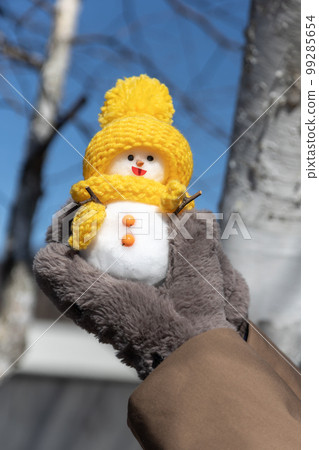 白樺樹和雪人 白樺樹和雪人 99285654