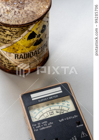 Radiation measurement with radiation survey meter 99285706