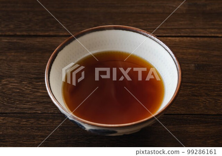warm soy sauce soup 99286161