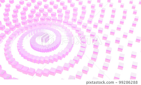 CG 塊螺旋排列的立方體 99286288