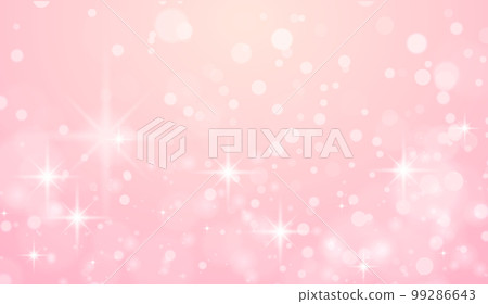 A sparkling background inspired by spring. Beautiful pink background illustration. Ball blur. particle. 99286643