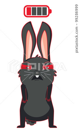 Black bunny and discharge battery 99286999