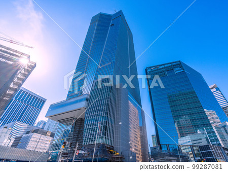 Tokyo cityscape in Japan View of Toranomon Hills Station Tower (Toranomon Hills Station) etc. 99287081