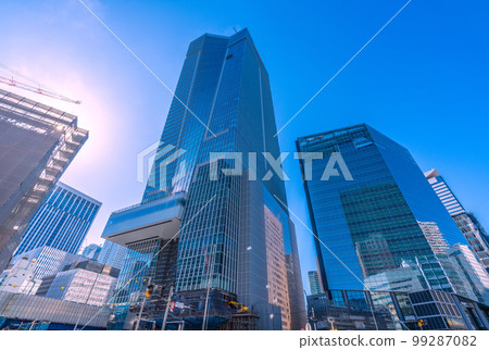 Tokyo cityscape in Japan View of Toranomon Hills Station Tower (Toranomon Hills Station) etc. 99287082