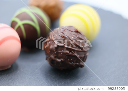 Delicious chocolate closeup Delicious chocolate closeup 99288005