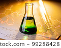 Chemical tube with reaction formula 99288428
