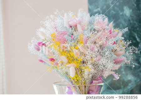 Bride's bouquet dried flowers wedding 99288856