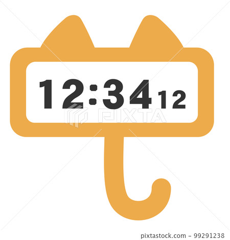 可愛的貓咪圖案數字時鐘 可愛的貓咪圖案數字時鐘 99291238