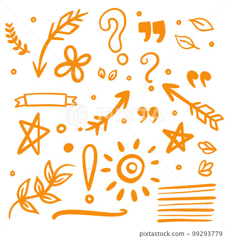 Orange Swirls Swash Logo Ornament Designs Orange Swirls Swash Logo Ornament Designs 99293779