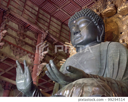 奈良縣奈良市東大寺大佛殿毘盧遮那佛 99294514