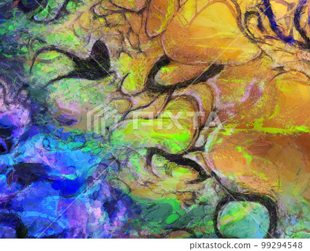 Colorful Abstract Painting Colorful Abstract Painting 99294548