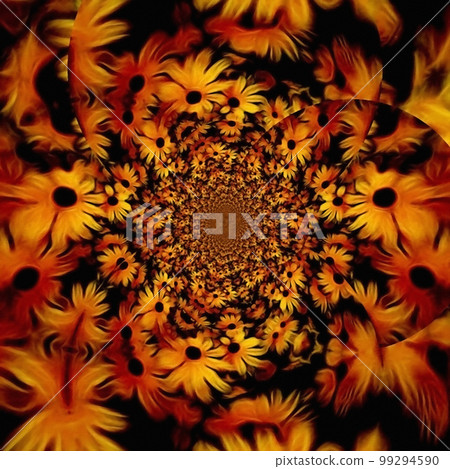 Flowers fractal Flowers fractal 99294590