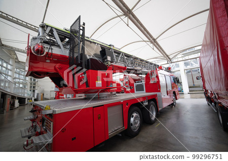 fire station ladder truck fire station ladder truck 99296751