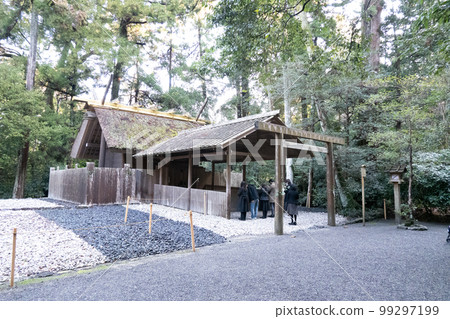 Kazemiya, a separate shrine in the Outer Shrine of Ise Jingu 99297199