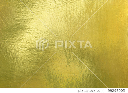 Shiny yellow leaf gold foil texture Shiny yellow leaf gold foil texture 99297905