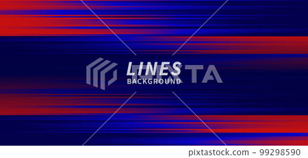 Abstract horizontal light red and blue stripe lines background. You can use for ad, poster, template, business presentation. 99298590