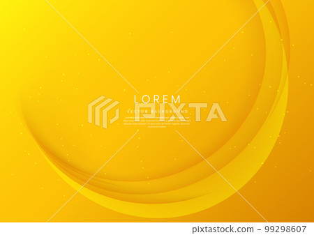 Abstract elegant curved yellow layer background. Abstract elegant curved yellow layer background. 99298607