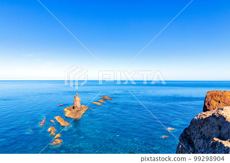 Shakotan Peninsula (September, Hokkaido, sunny) 99298904