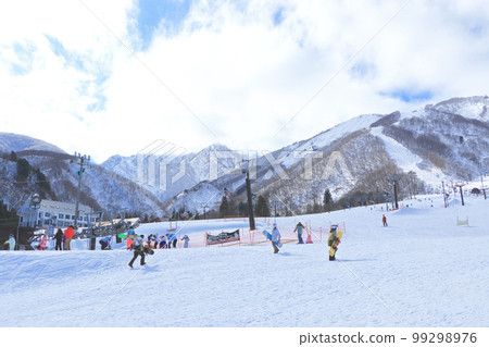 Hakuba Goryu ski resort and Omi ski slope 99298976