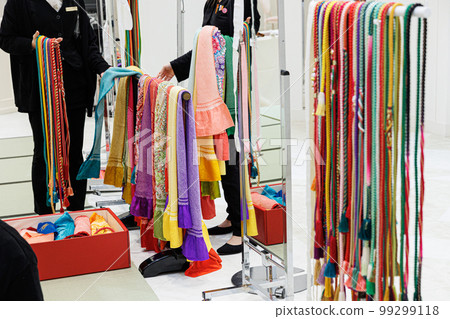 Image of kimono sashes and obijime obiage kimono shops and kimono rentals Image of kimono sashes and obijime obiage kimono shops and kimono rentals 99299118