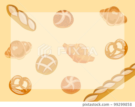 各種麵包背景 各種麵包背景 99299858