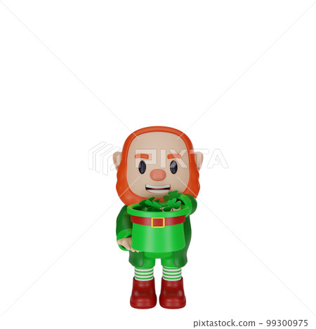 3d rendering of character st. patrick's day concept 3d rendering of character st. patrick's day concept 99300975