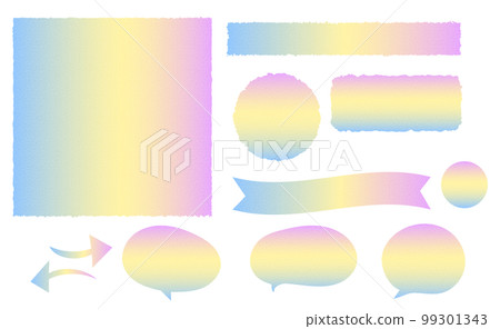 pastel gradient graphic vector material pastel gradient graphic vector material 99301343