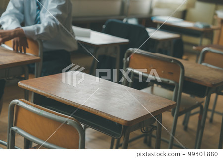 classroom, desk, chair 99301880