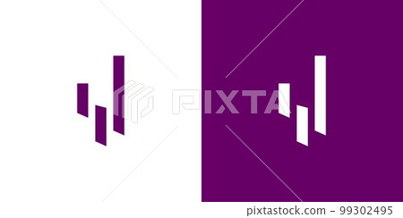 Modern and simple W logo design 99302495