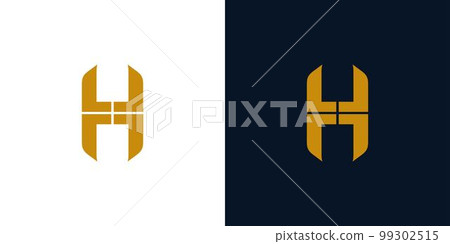 Modern and strong letter H initials logo design 99302515
